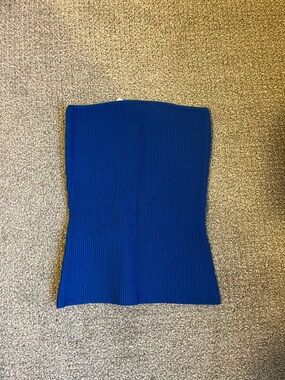 Babaton Bright Sapphire Ribbed Tube Top